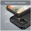 Max Power Digital Funda Fibra de Carbono Carcasa Antigolpes Silicona Negra para Google Pixel 9a