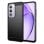 Custodia in silicone antiurto nero Max Power Digital Carbon Fiber per OPPO A80