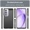 Custodia in silicone antiurto nero Max Power Digital Carbon Fiber per OPPO A80