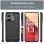 Max Power Digital Funda Fibra de Carbono Antigolpes Silicona Negra para Xiaomi Redmi Note 13 4G