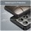 Max Power Digital Funda Fibra de Carbono Antigolpes Silicona Negra para Xiaomi 14T / 14T Pro