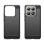 Max Power Digital Funda Fibra de Carbono Antigolpes Silicona Negra para Xiaomi 14T / 14T Pro