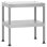 Vidaxl 3187617 Defumador com Mesa em Aço Galvanizado
