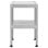 Vidaxl 3187617 Defumador com Mesa em Aço Galvanizado