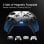 EasySMX X10 Kabelloses Gamepad, 1000 mAh, Bluetooth/2,4 G, lila, für PC/Switch/Steam Deck/iOS/Android