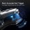 EasySMX X10 Kabelloses Gamepad, 1000 mAh, Bluetooth/2,4 G, lila, für PC/Switch/Steam Deck/iOS/Android
