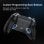 EasySMX X10 Kabelloses Gamepad, 1000 mAh, Bluetooth/2,4 G, lila, für PC/Switch/Steam Deck/iOS/Android