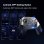 EasySMX X10 Kabelloses Gamepad, 1000 mAh, Bluetooth/2,4 G, lila, für PC/Switch/Steam Deck/iOS/Android