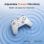 EasySMX X05 Gamepad wireless RGB Bluetooth/2,4 GHz 750 mAh 1000 Hz verde per PC/Switch/Android/iOS