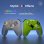 EasySMX X05 Gamepad wireless RGB Bluetooth/2,4 GHz 750 mAh 1000 Hz verde per PC/Switch/Android/iOS