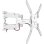 Support TV Onkron 37 à 70 pouces - Support mural pour téléviseur avec poids jusqu'à 36,4 kg - Support mural pour téléviseur suspendu avec Vesa 100x100 - Vesa 400x400 mm / Support TV pivotant et inclinable M5-w Blanc