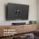 Support TV Onkron pour téléviseurs de 32 à 70 pouces - Support mural TV universel avec poids jusqu'à 60 kg - Support mural TV avec Vesa 75x75 - 400x400 mm / Support mural TV inclinable Tm5-b Noir