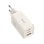 Chargeur Baseus GaN5 Pro 2 USB-C et 1 USB 65W Blanc + Câble USB-C vers USB-C 100W blanc