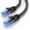 Aisens A135-0839 Cable de Red RJ45 Cat.6 UTP AWG26 CCA 25cm Negro