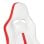 Universal Blue BRP Silla Gaming Blanca Y Roja Premium