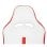 Universal Blue BRP Silla Gaming Blanca Y Roja Premium