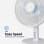Universal Blue ESPOT 5035W Ventilador De Mesa 65W Blanco