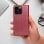 Cool Funda Flip Cover para Motorola Moto G75 5G Liso Granate