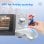 EasySMX S15 Gamepad Sem Fios 1300mAh USB-C com NFC e RGB para Nintendo Switch Branco