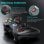 EasySMX 8236 Kabelloses Gamepad 2,4 GHz, schwarz, für PC/TV/Nintendo Switch/Steam/Android/PS3