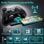 EasySMX 8236 Kabelloses Gamepad 2,4 GHz, schwarz, für PC/TV/Nintendo Switch/Steam/Android/PS3