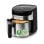 Emerio Af-129084 Heißluftfritteuse, 1300 W, 4,5 l, 8 Programme, Edelstahl, Schwarz