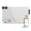 Universal Blue Belle Mare 7020W Calefactor Panel De Cristal 2000w Wifi Blanco