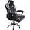 Infiniton GSEAT-TS Cadeira Gaming com Encosto Reclinável Máx.120kg Preta/Prateada