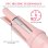 Klack Curler Rizador de Pelo Automático con 4 Ajustes de Temperatura, Sin Daño, Rosa