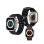 Klack Ultra Reloj Smartwatch Negro con Auriculares Inalámbricos Pro5 Blancos y 2 Correas