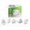 Celly 4 en1 Turbo 2.4a Cargador de Viaje 4 En 1 Conectores USA/Europa/UK/AU