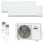 Fujitsu ASY25U2MI-KN Aire Acondicionado Multisplit 2x1 con Bomba de Calor Wi-Fi 2150/2150 Frigorías