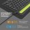 Klack Teclado Multidispositivo Recargable Bluetooth de 2 Canales en Español (Incluye Ñ) Negro