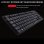 Klack K10C Conjunto de Teclado 104 Teclas e Rato Sem Fios Preto (ES)