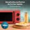 Cecotec Proclean 3110 Microondas Mecánico con Grill de 20 L y 700 W Rojo