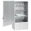 Vidaxl Forno Defumador Aparas de Madeira Aço Galvanizado Inox