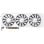 XFX QUICKSILVER AMD Radeon RX 9070 XT Triple ventilateur 16 Go GDDR6 FSR 4 Blanc
