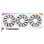 XFX MERCURY AMD Radeon RX 9070 XT OC Tripla ventola 16 GB GDDR6 FSR 4 Bianco