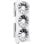 XFX SWIFT AMD Radeon RX 9070 XT Triple ventilateur 16 Go GDDR6 FSR 4 Blanc