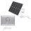 Klack Câmara de Segurança Solar WiFi para a Casa com Lente Dupla, à Prova de Água IP66