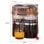 Klack Dual Extremme Juicer Exprimidor Eléctrico de Doble Cabezal 100W 15000RPM Negro