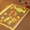 Klack Pizarra de Escritura LED 20x20cm con 7 Rotuladores de Colores