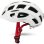 Casque urbain Smartgyro Smart Helmet avec éclairage pour scooters électriques Multi-tailles réglables M/L Blanc