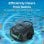 Wybot A1 Limpiafondos Inalámbrico Piscina Filtros Dobles Autonomía de 120min Negro