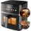 Cecotec Cecofry&Grill Duoheat 8000 Freidora de Aire Doble Resistencia 8L + Pack Papel 150 Unidades