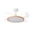 Ventilateur de plafond Bel Air Home Slim DC 32W 4 pales LED blanc