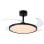 Slim Bel Air Dc 32w Ventilador De Techo 4 Aspas Retráctiles Negro