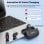 Microphone Boya Mini-14 5g USB-C, suppression du bruit avec IA, 100 m, 48 kHz, 30 h