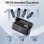 Boya BY-V4U USB-C Micrófonos Inalámbricos 4 Canales 2.4GHz 200m Cancelación de Ruido Negro