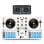 Hercules DJControl Mix Ultraportabler kabelloser DJ-Controller mit Bluetooth, Weiß